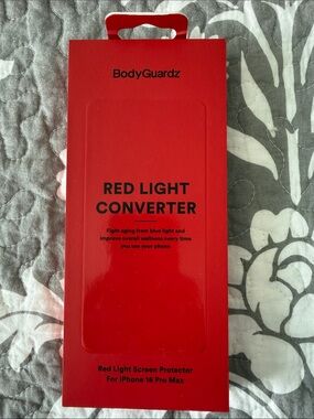 BodyGuardz Red Light Converter Screen Protector for iPhone 16 Pro Max